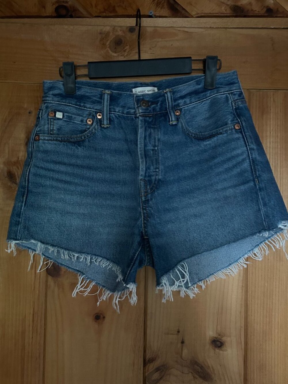 American Eagle Classic Button-Fly Cutoff Shorts (Size 25) - Like New!